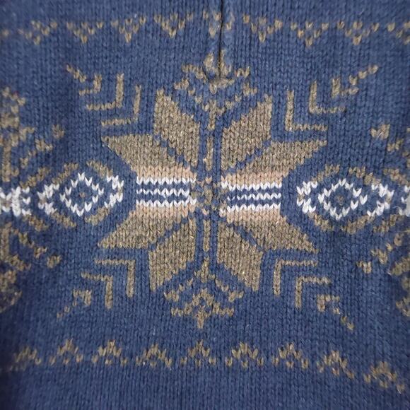 VTG High Sierra Sweater Mens SZ M Wool Blend 1/4 Zip Fair Ilse Nordic Cozy - Picture 2 of 10